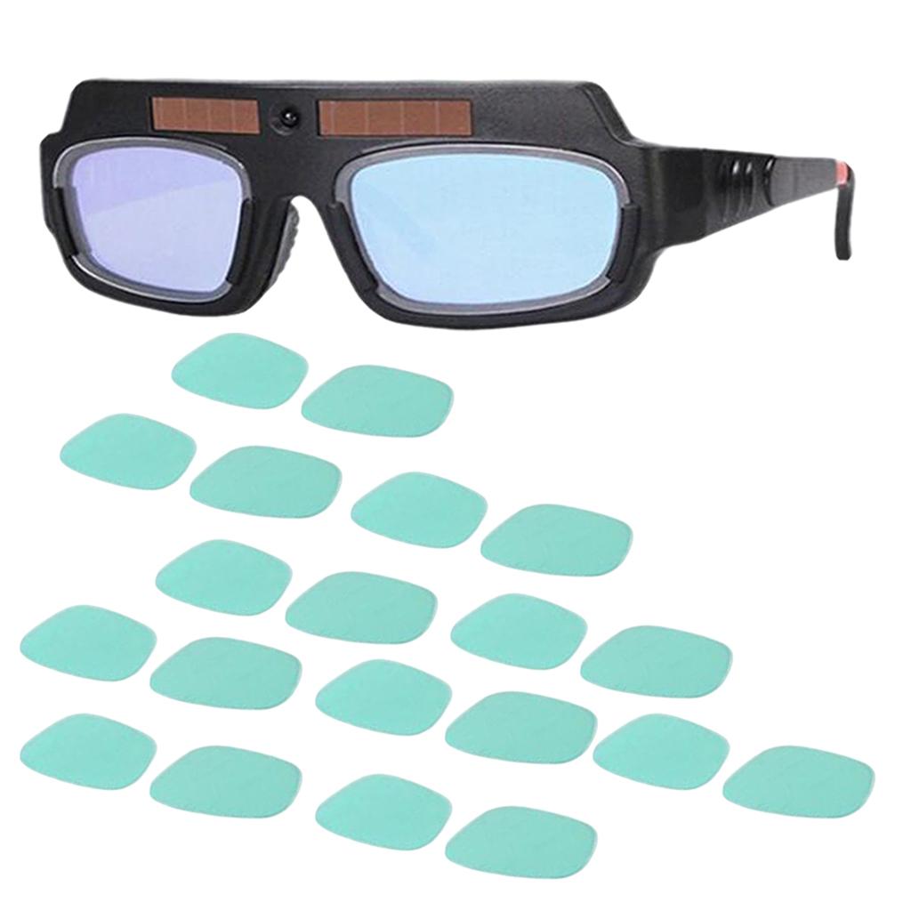 Anti-Flog Welding Goggles Protect Eyes from Spark for Electric Welding 20 Protective Films