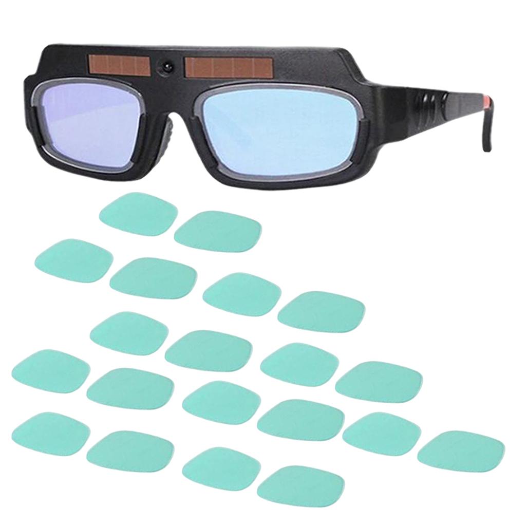 Anti-Flog Welding Goggles Protect Eyes from Spark for Electric Welding 20 Protective Films