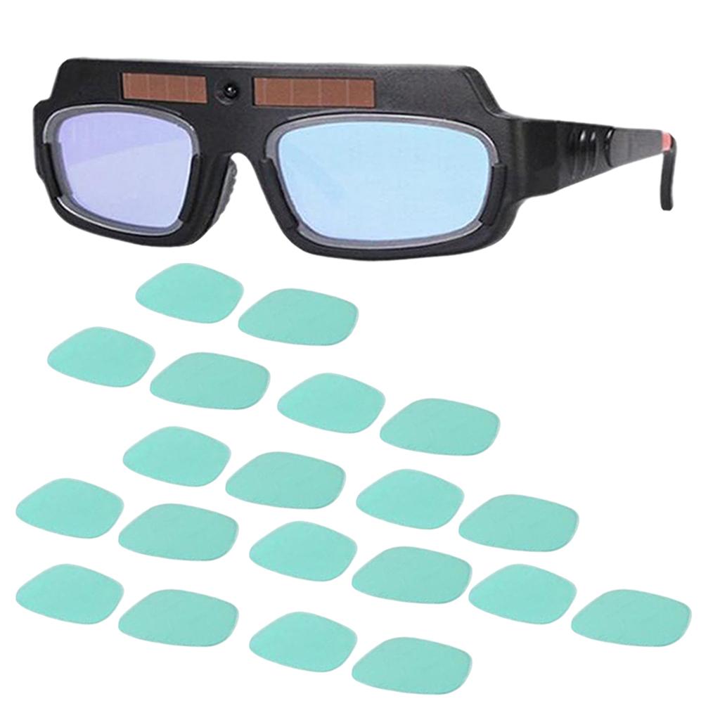 Anti-Flog Welding Goggles Protect Eyes from Spark for Electric Welding 20 Protective Films