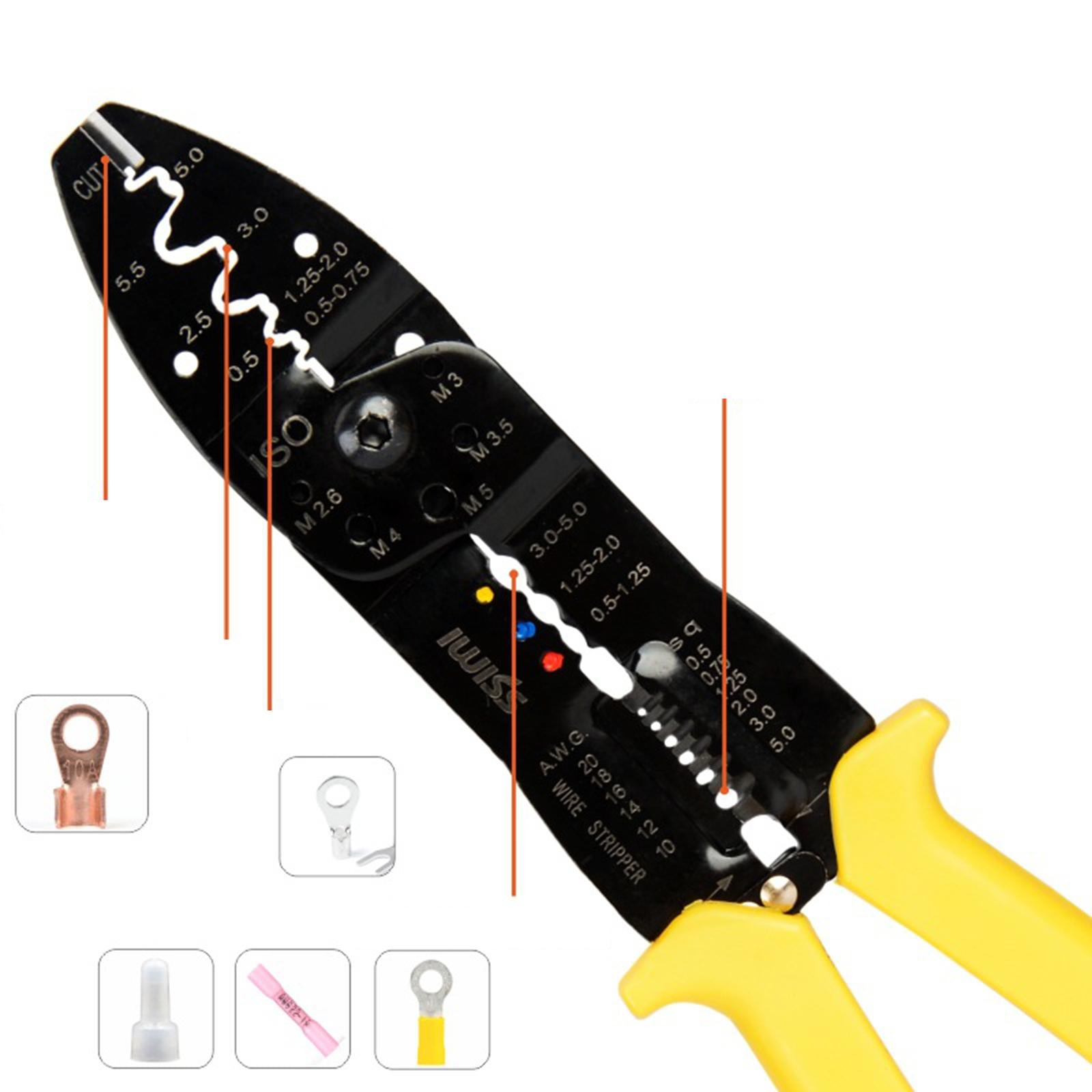 Professional Wire Stripper and Cutter for Electrician Jewelry Making