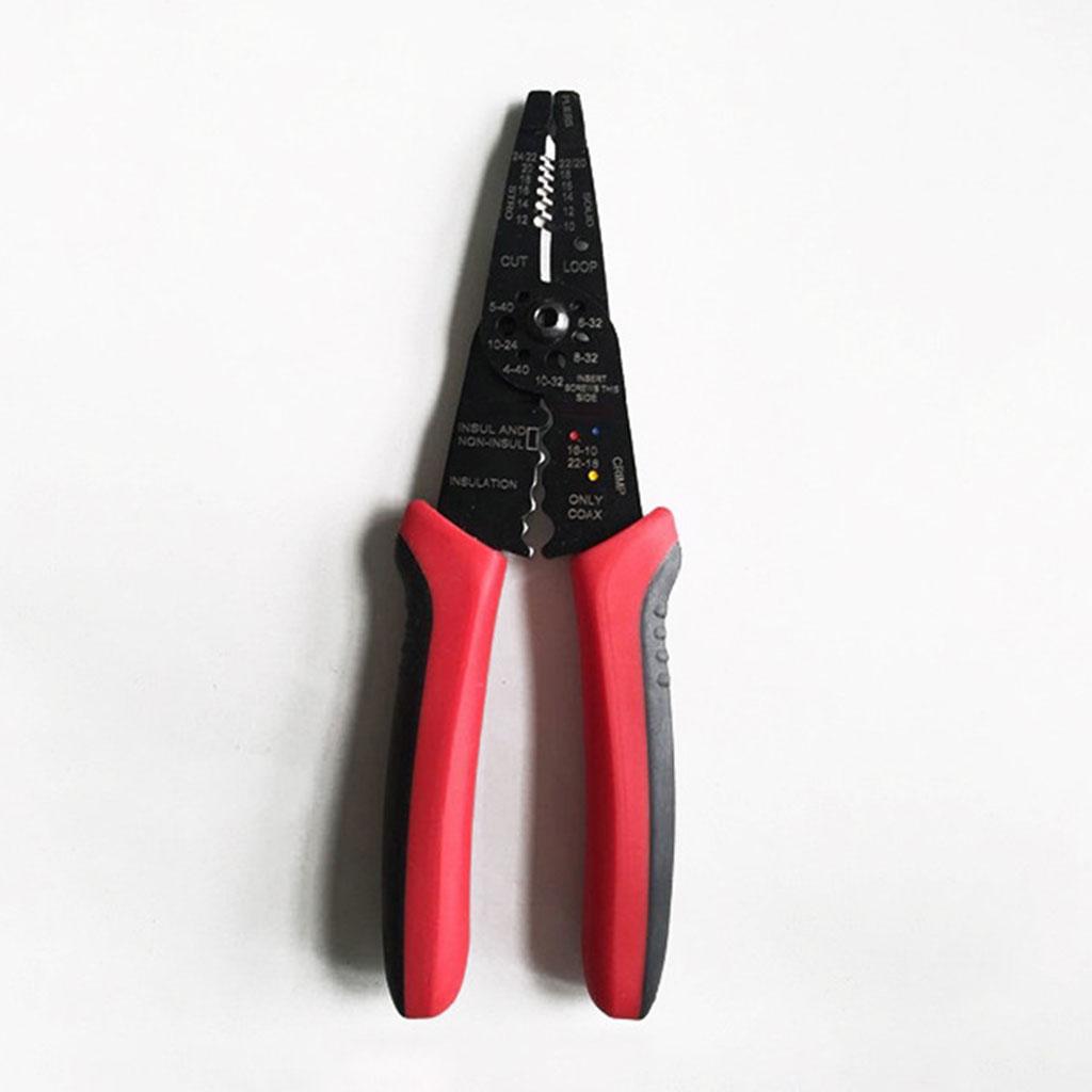 Professional 8-Inch Wire Stripper and Cutter for Electrician Jewelry Making