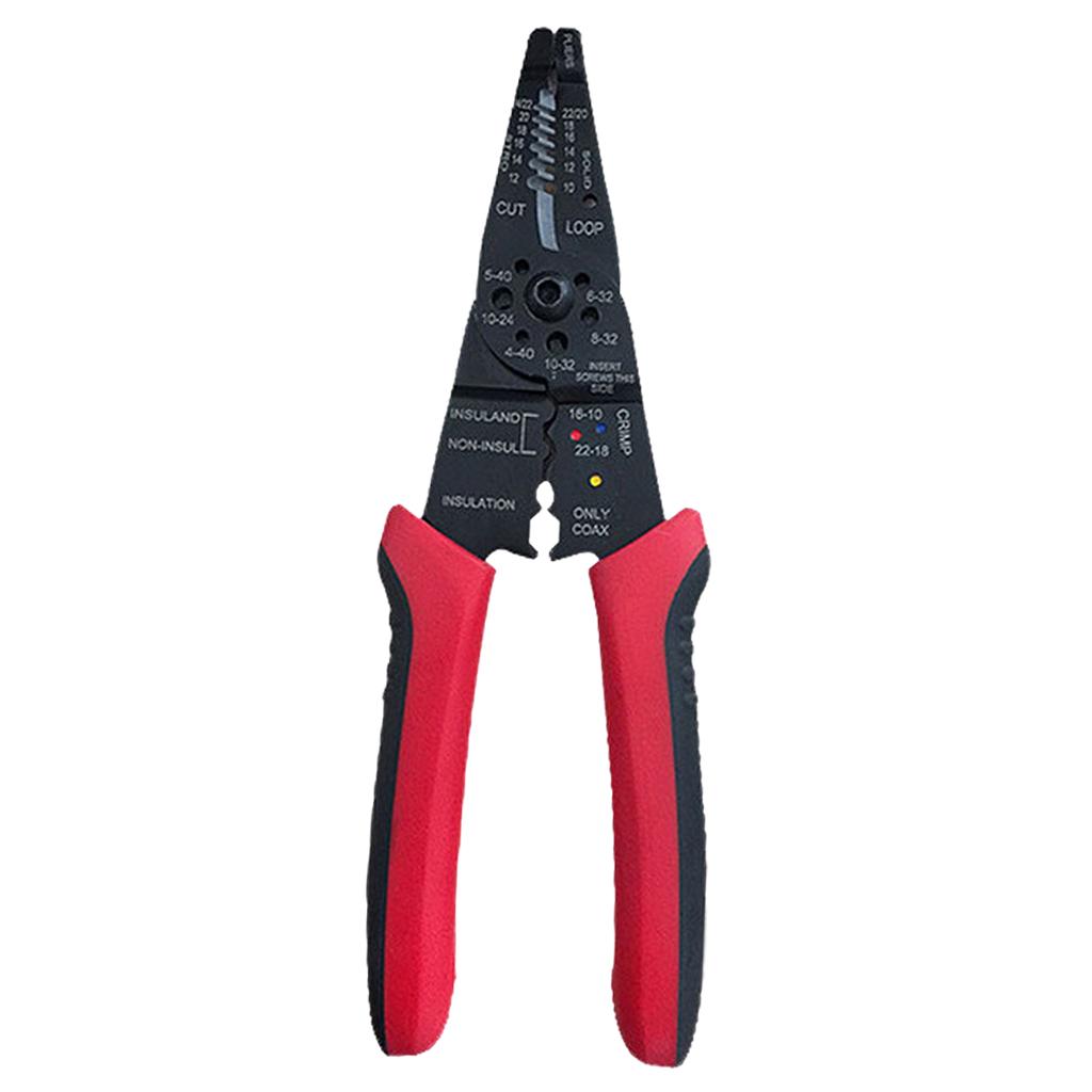 Professional 8-Inch Wire Stripper and Cutter for Electrician Jewelry Making