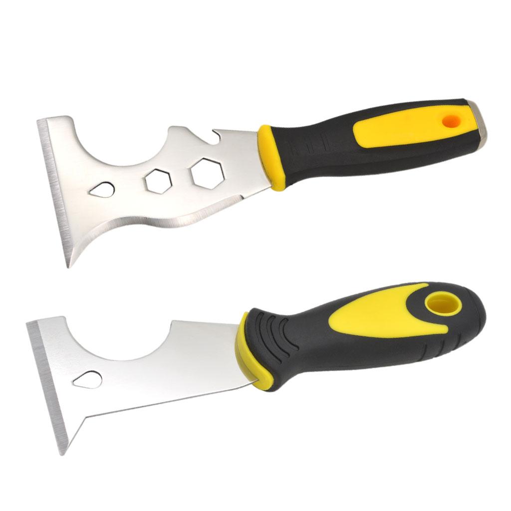 Stainless Steel Putty Knife for Removing Wallpaper Cement Applying Putty A