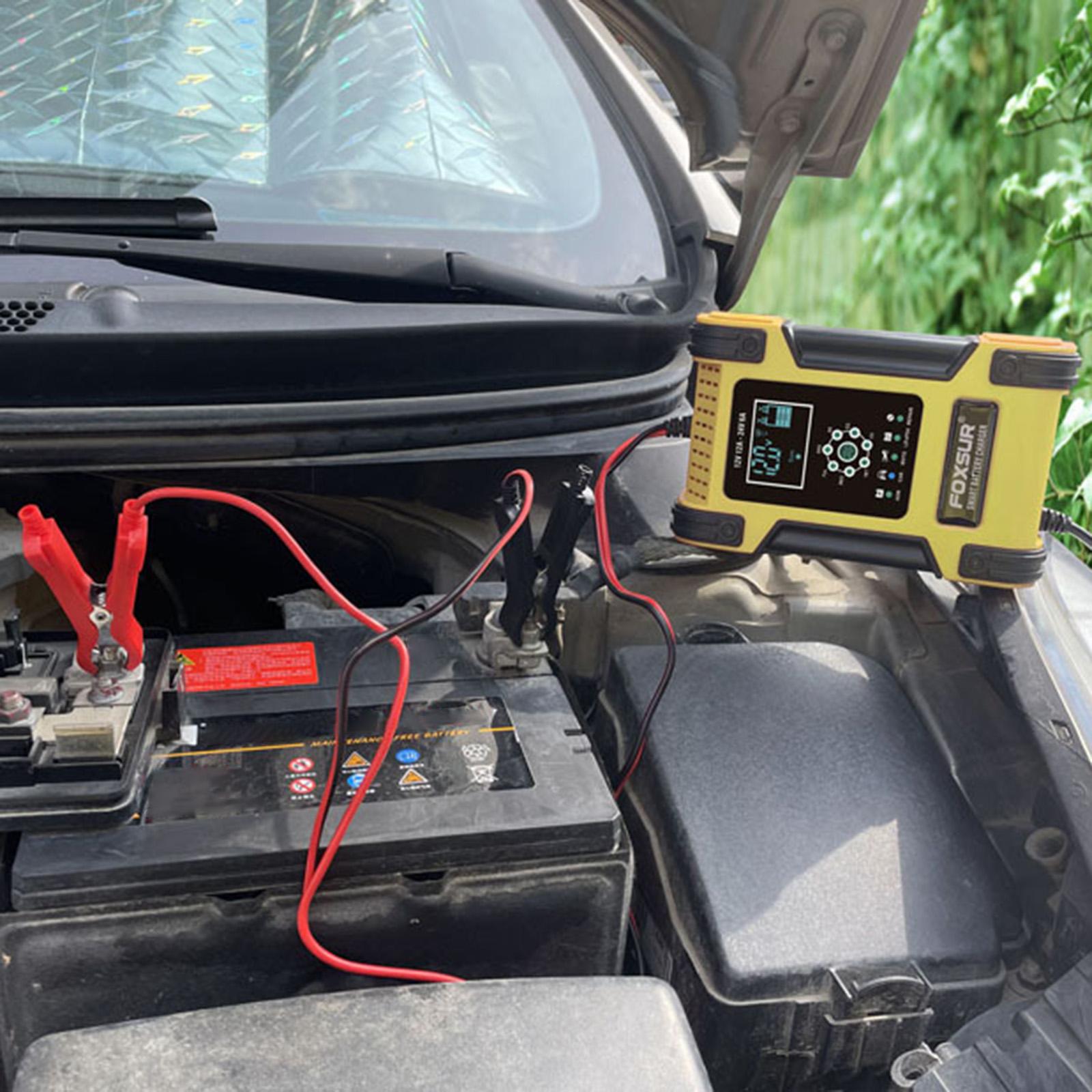 Battery Charger LCD Touch Screen Pulse Repair Motorcycle Lead Pulse Repair