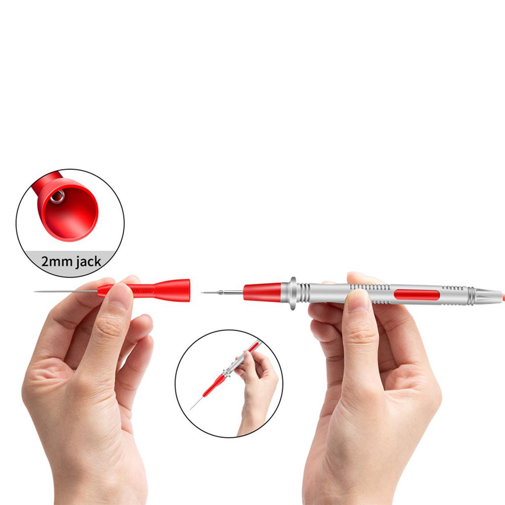 Stretch Multimeter Test Leads with Alligator Clip for LED Tester B