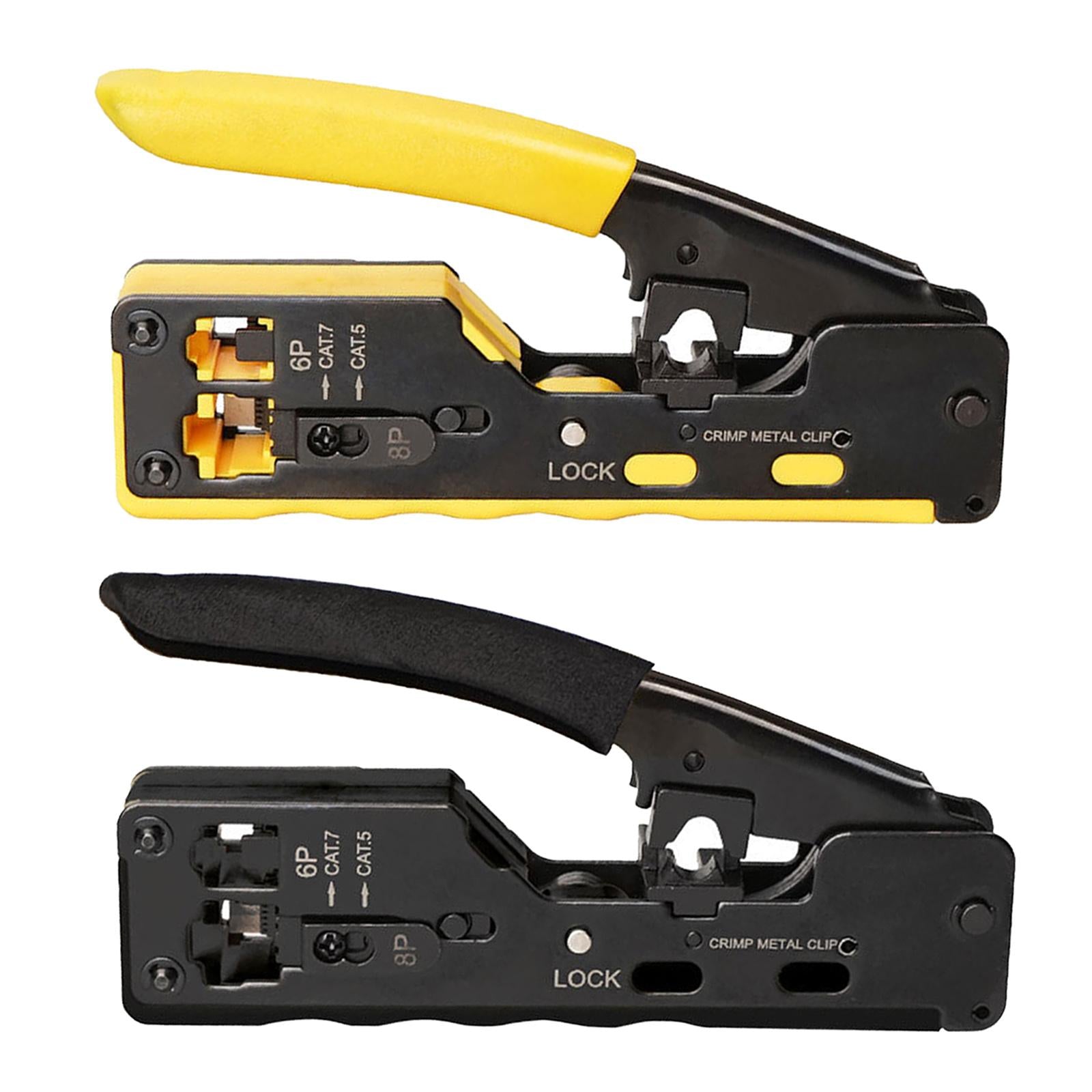 Professional Wire Crimpers Installation Network Tool Tool Compact Portable Yellow