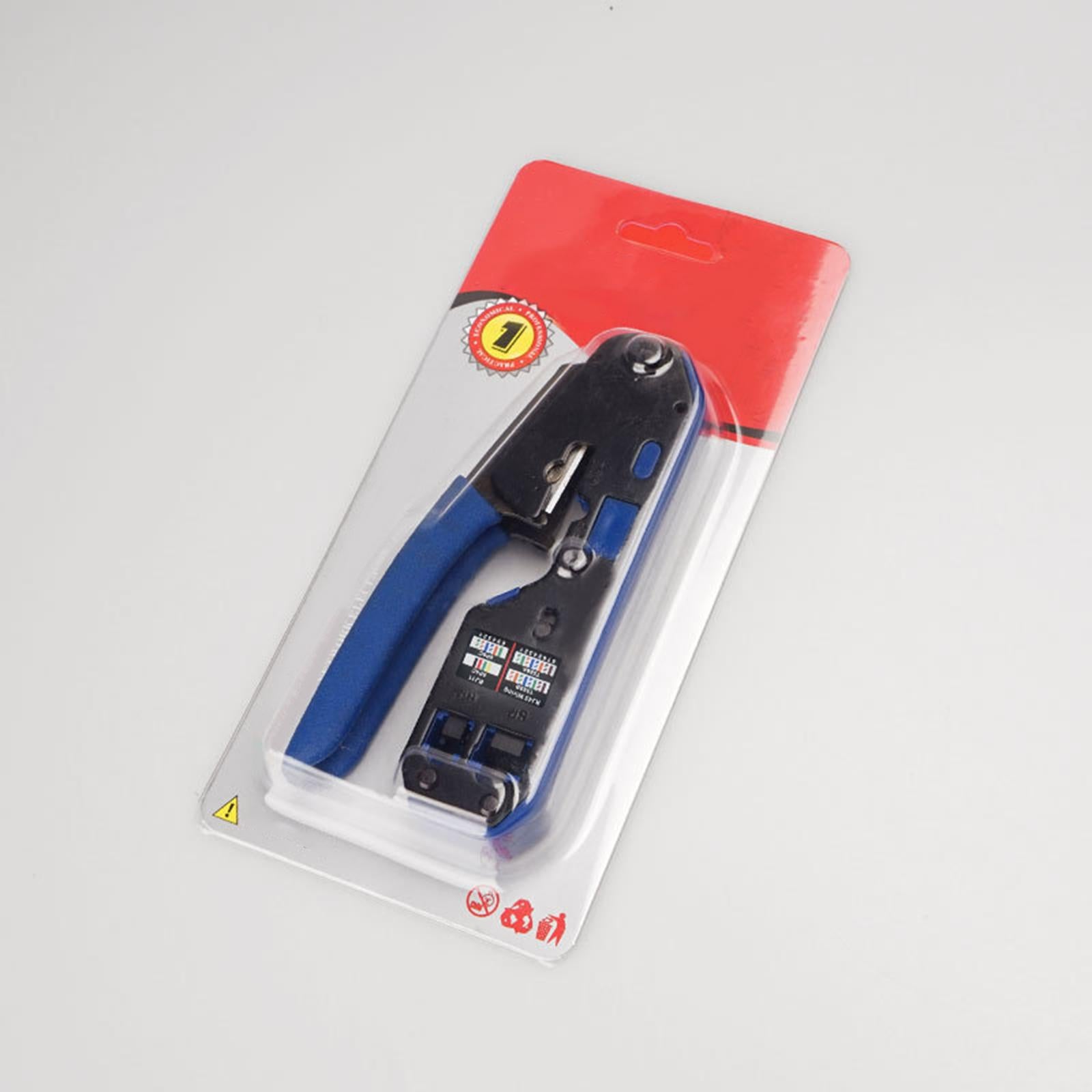 Network Cable Pliers Clamp Pliers Wire Stripper Portable Crimp Tool for 8P6P