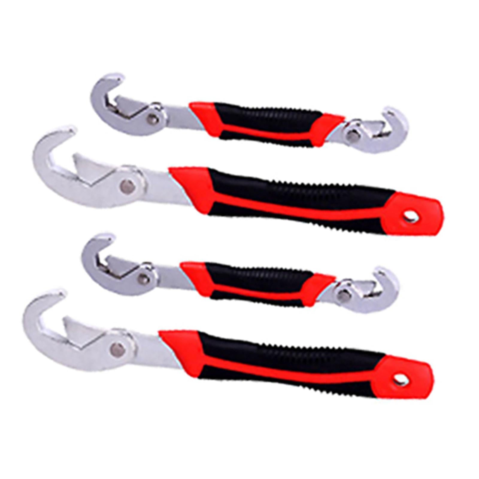 Universal Quick Snap Grip Wrench Repair Tool Steel for Home Kitchen Garden 2pcs