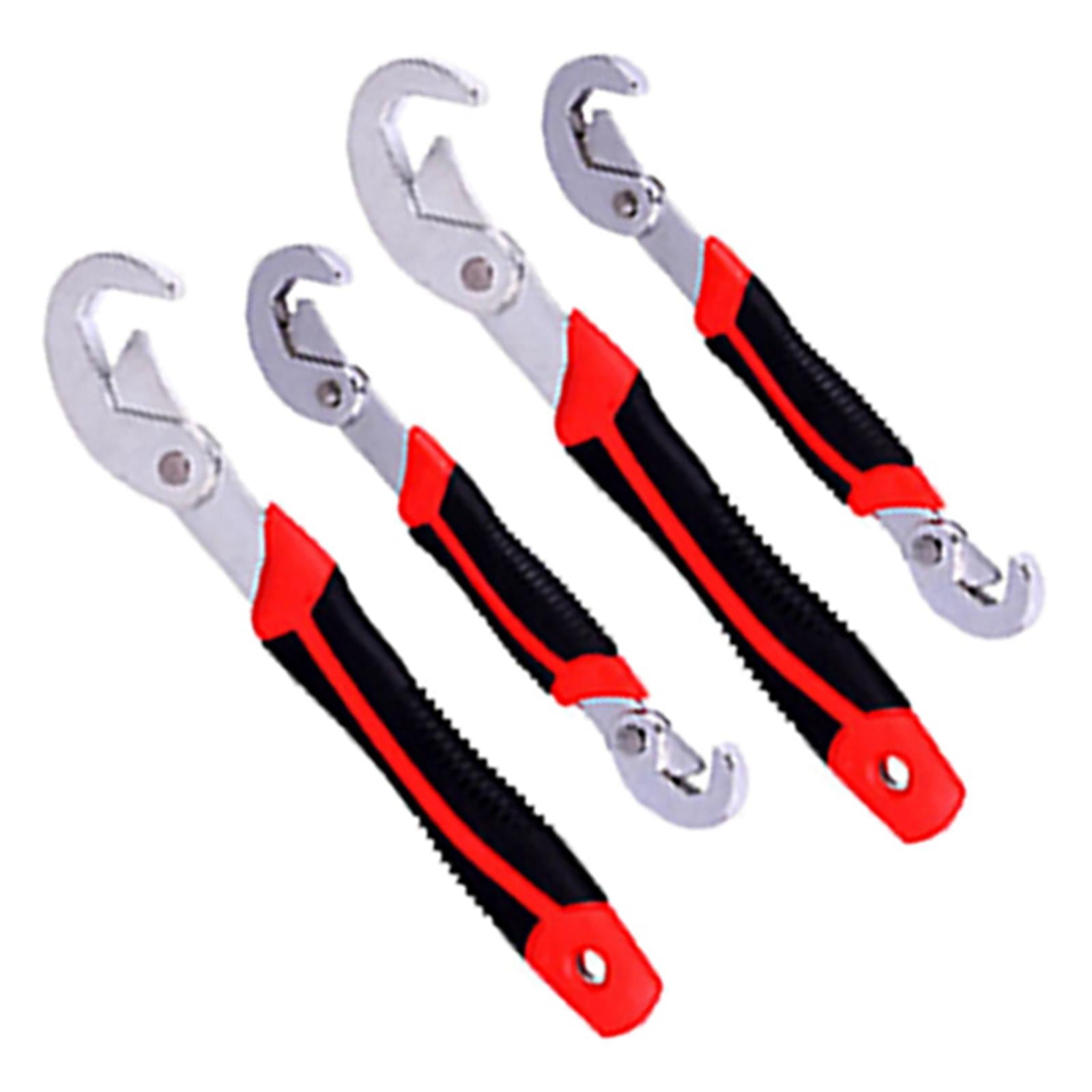 Universal Quick Snap Grip Wrench Repair Tool Steel for Home Kitchen Garden 2pcs