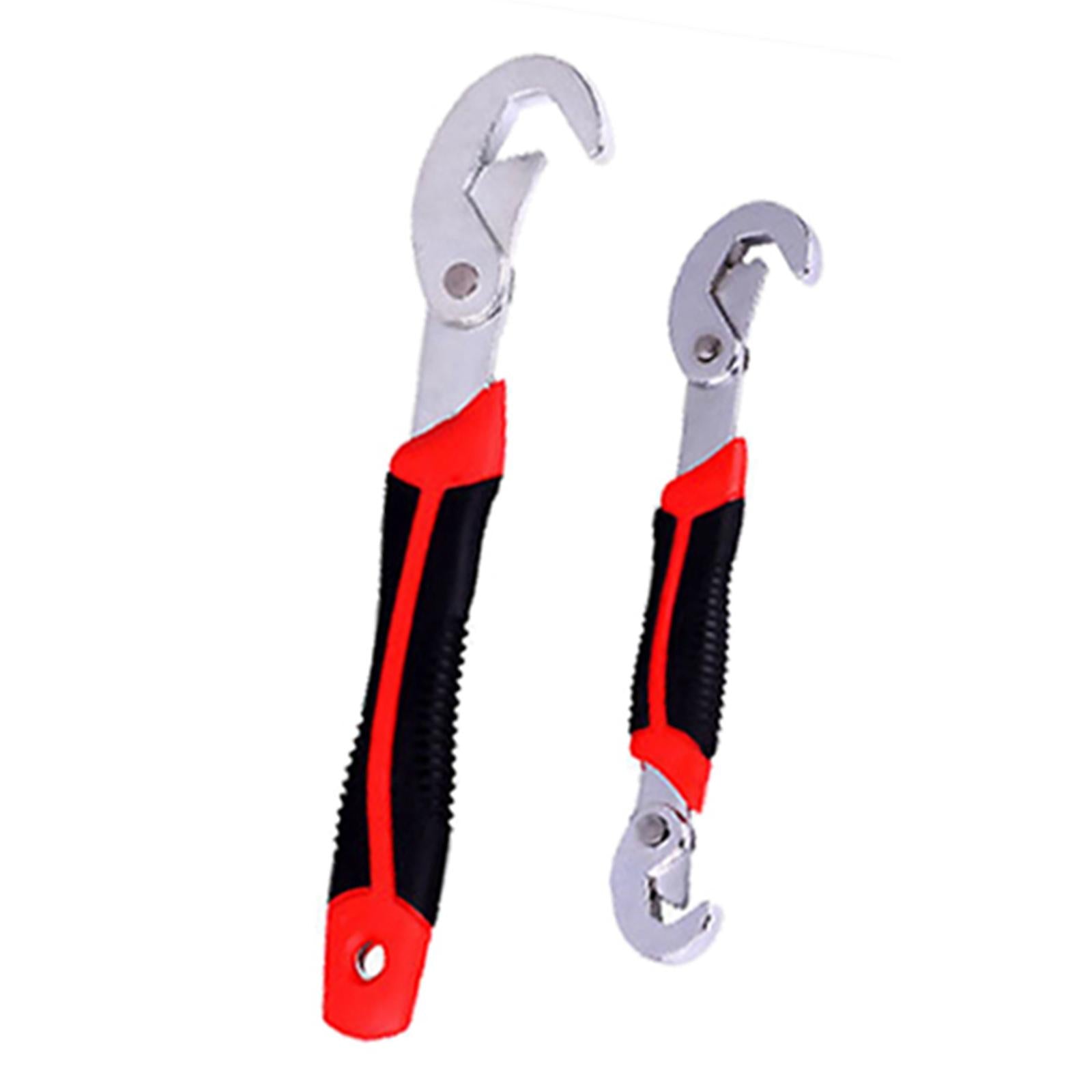 Universal Quick Snap Grip Wrench Repair Tool Steel for Home Kitchen Garden 2pcs