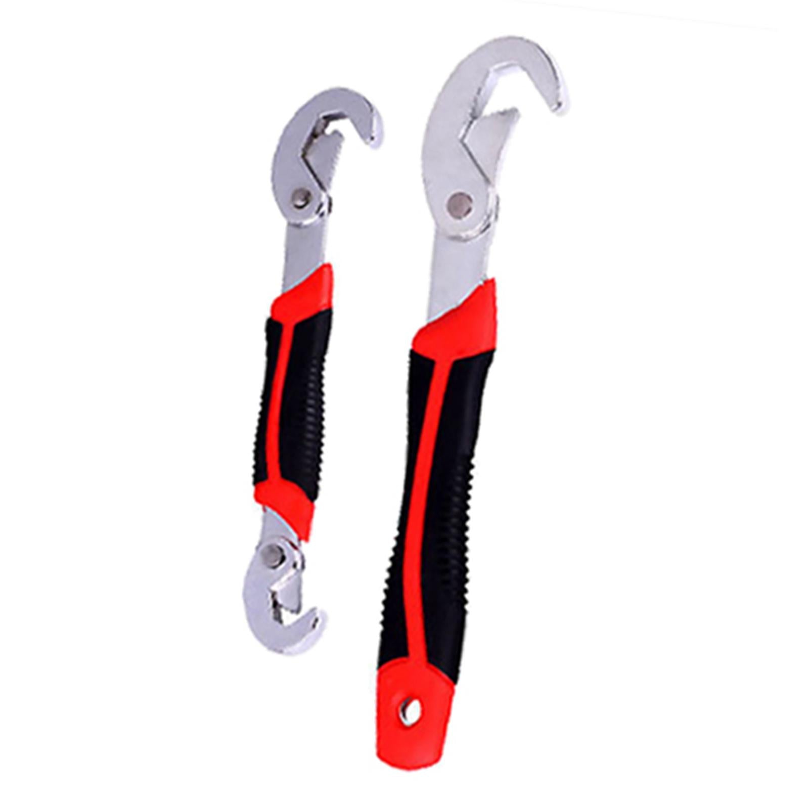 Universal Quick Snap Grip Wrench Repair Tool Steel for Home Kitchen Garden 2pcs