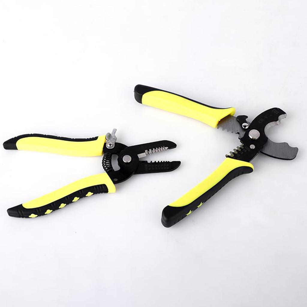 Pro Wire Stripper Network Tool Cutter Hand Tool Tool for Electrical Wire 15pcs