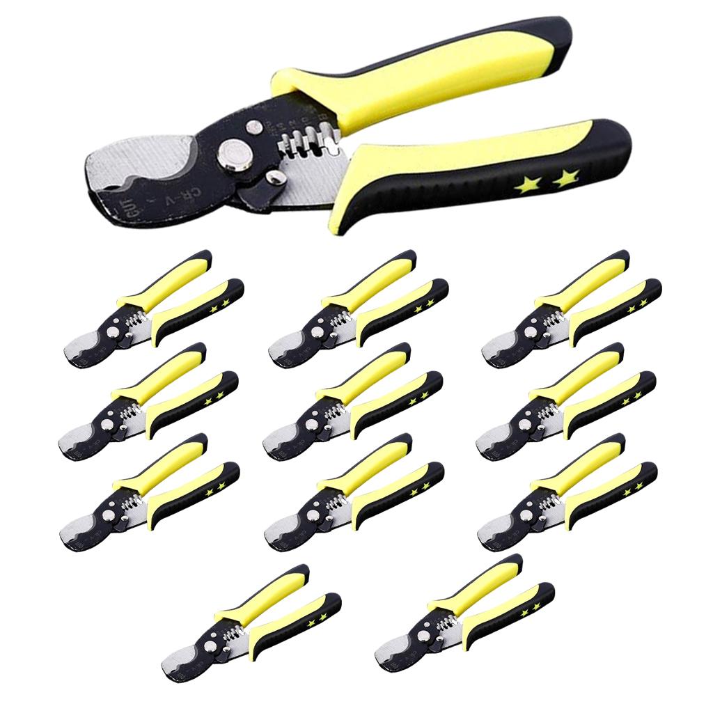 Pro Wire Stripper Network Tool Cutter Hand Tool Tool for Electrical Wire 12pcs