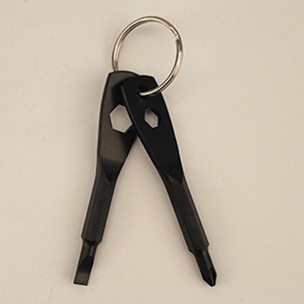 Screwdriver Set Flathead and Phillips Screwdriver for Dad Husband Men Adult Black