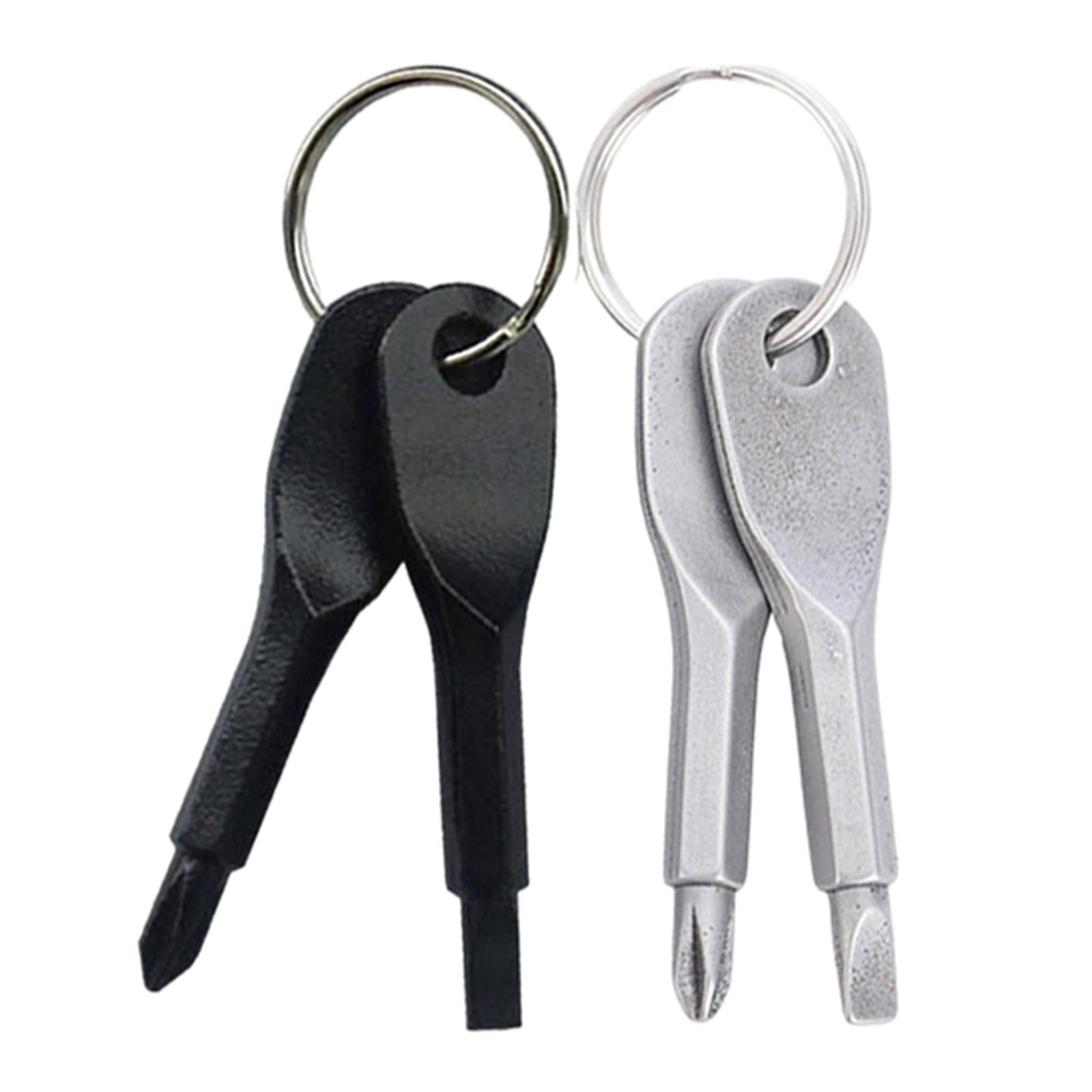 Screwdriver Set Flat Head and Phillips Screwdriver for Men's Sock Filler Black