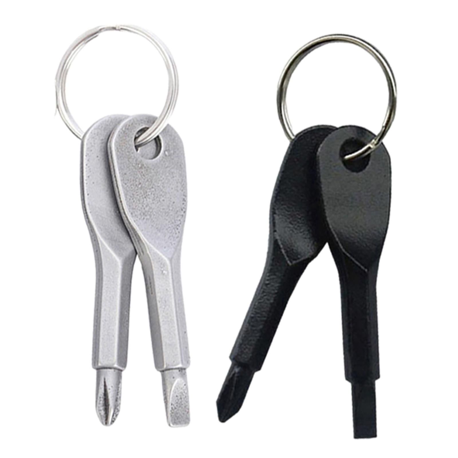 Screwdriver Set Flat Head and Phillips Screwdriver for Men's Sock Filler Black