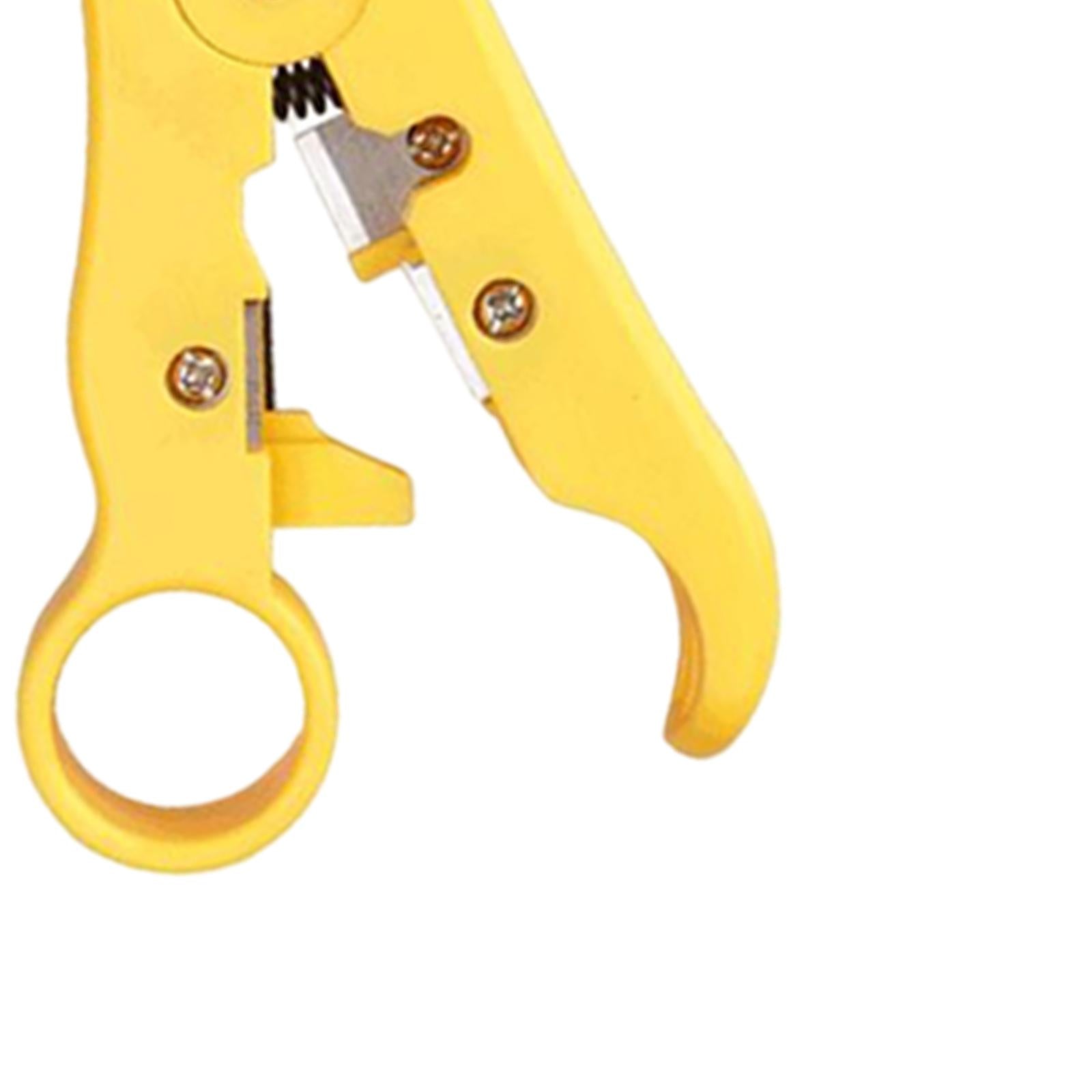 Wire Stripper Cable Cutting Cutter Pass-Thru Modular Wire Crimper for Cable