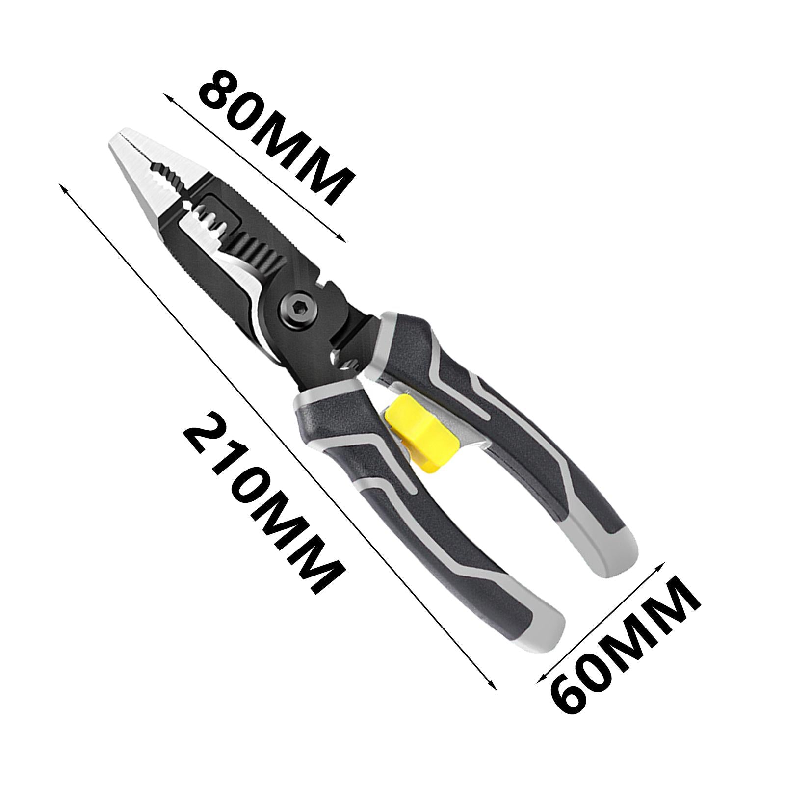 Professional Long Needle Nose Pliers Anti Slip Handle for Electrician Tools