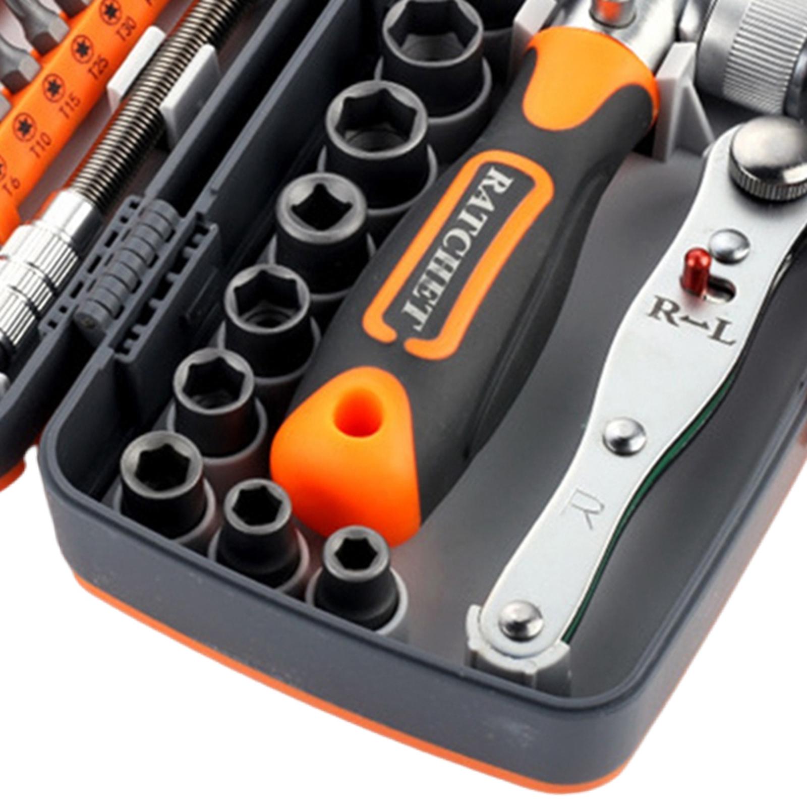 Precision 38 in 1 Ratchet Screwdriver Kit Hand Tools for Travel Accessories