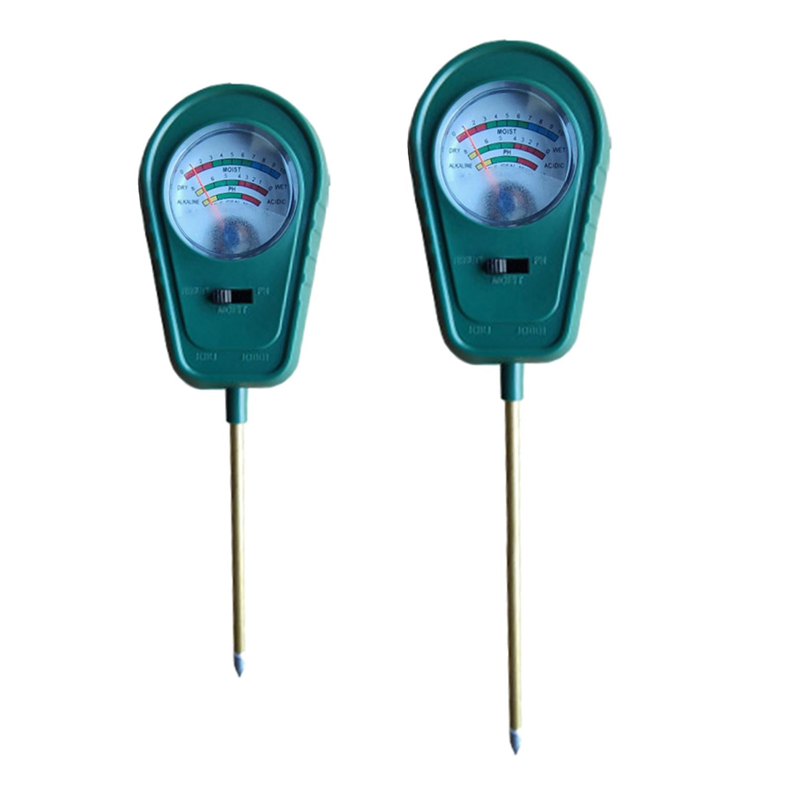 Plastic Soil PH Tester Moisture Hygrometer Digital for Home Garden Patio Short