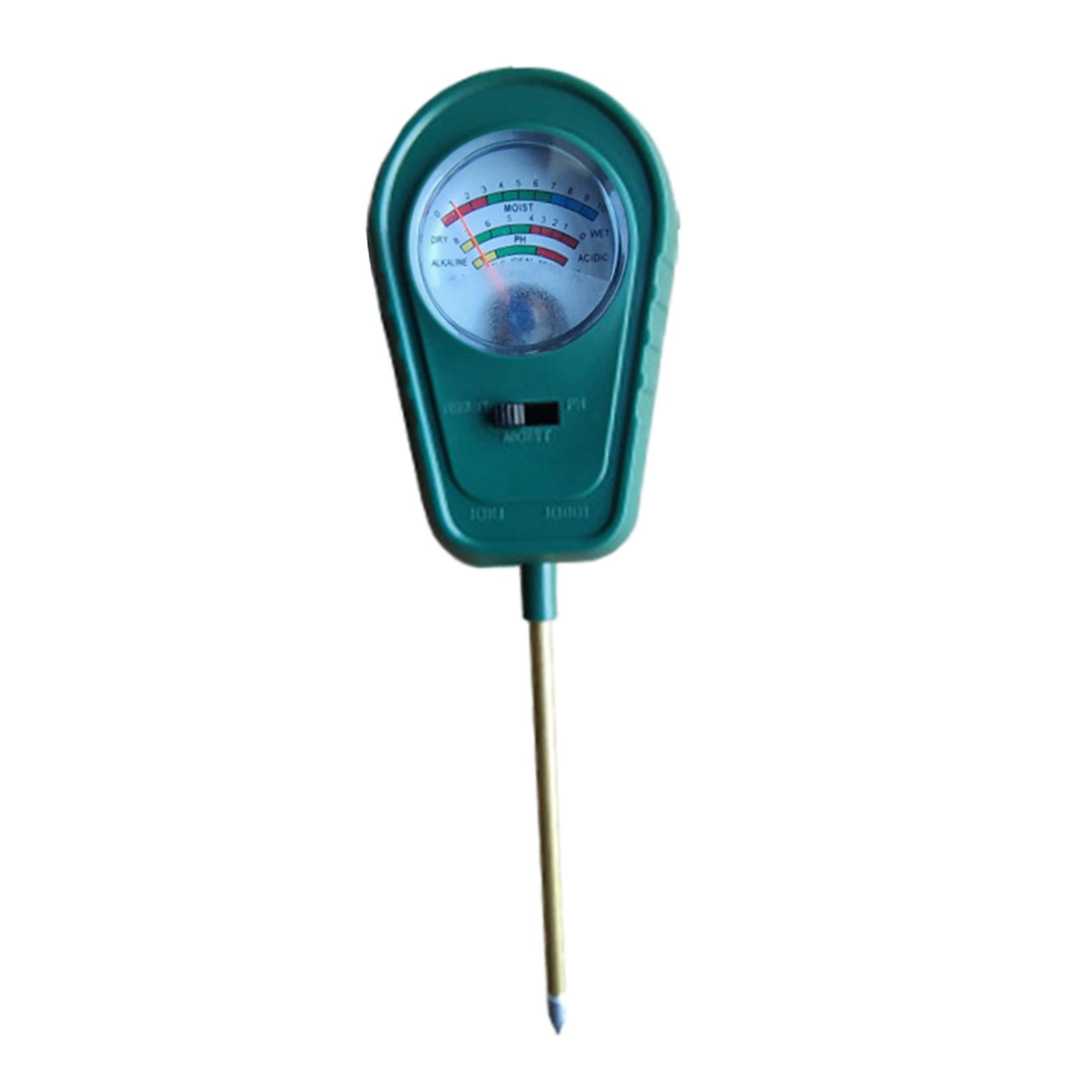 Plastic Soil PH Tester Moisture Hygrometer Digital for Home Garden Patio Short