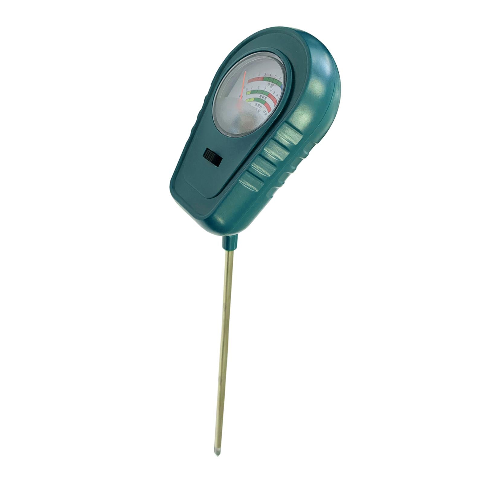 Plastic Soil PH Tester Moisture Hygrometer Digital for Home Garden Patio Long