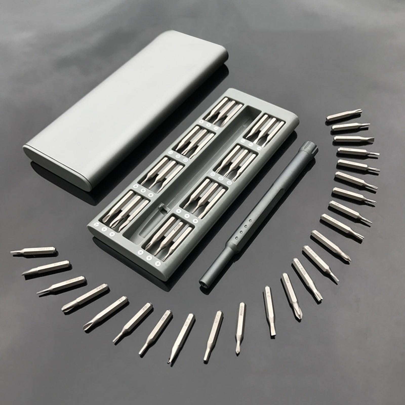 Magnetic 24 in 1 Screwdriver Kit Small Phone Repair for Computer Eyeglasses