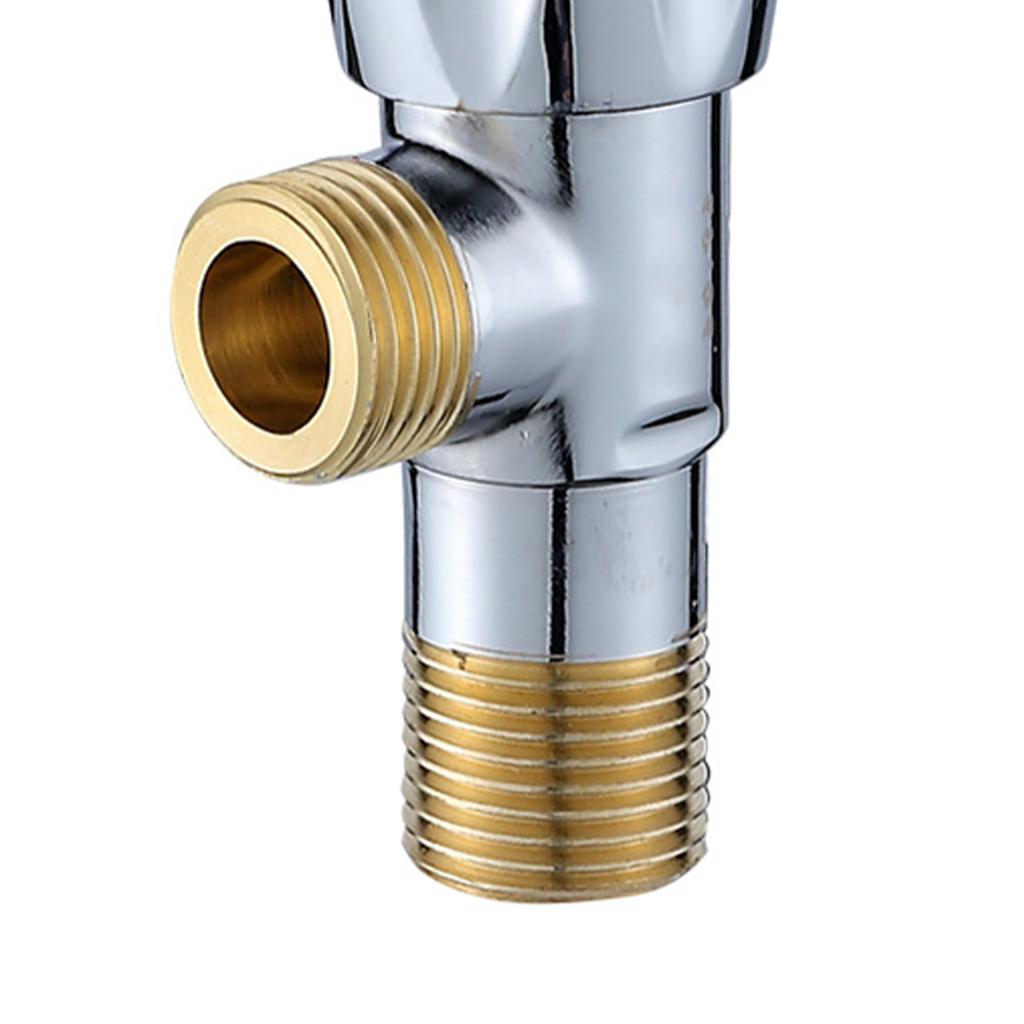 Bathroom Basin Faucet Valve G1/2 Thread Filling Valve for Toilet Accessories Red