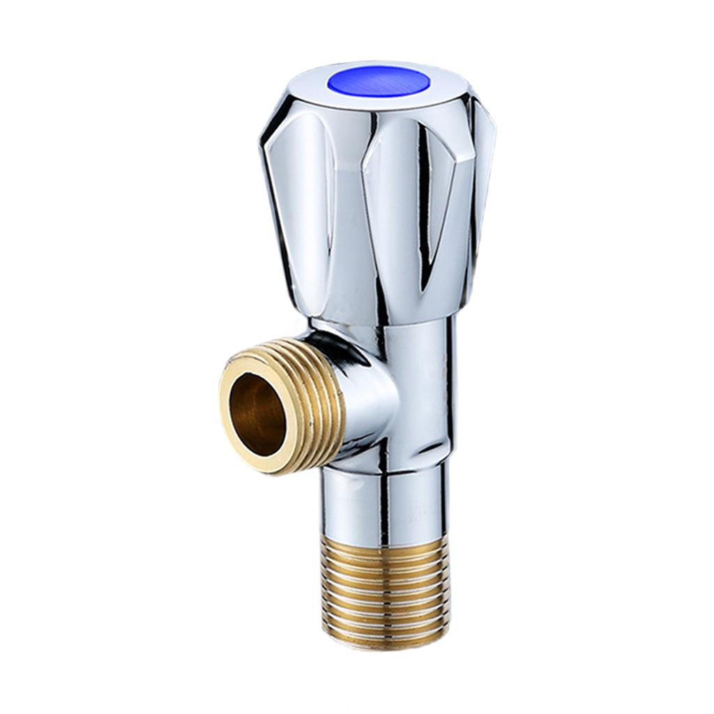 Bathroom Basin Faucet Valve G1/2 Thread Filling Valve for Toilet Accessories Blue