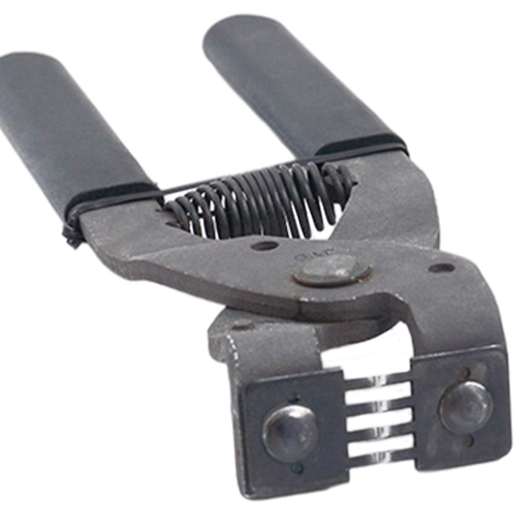Leather Hole Punch Plier Silent Leather Hand Pliers for Dog Collars black
