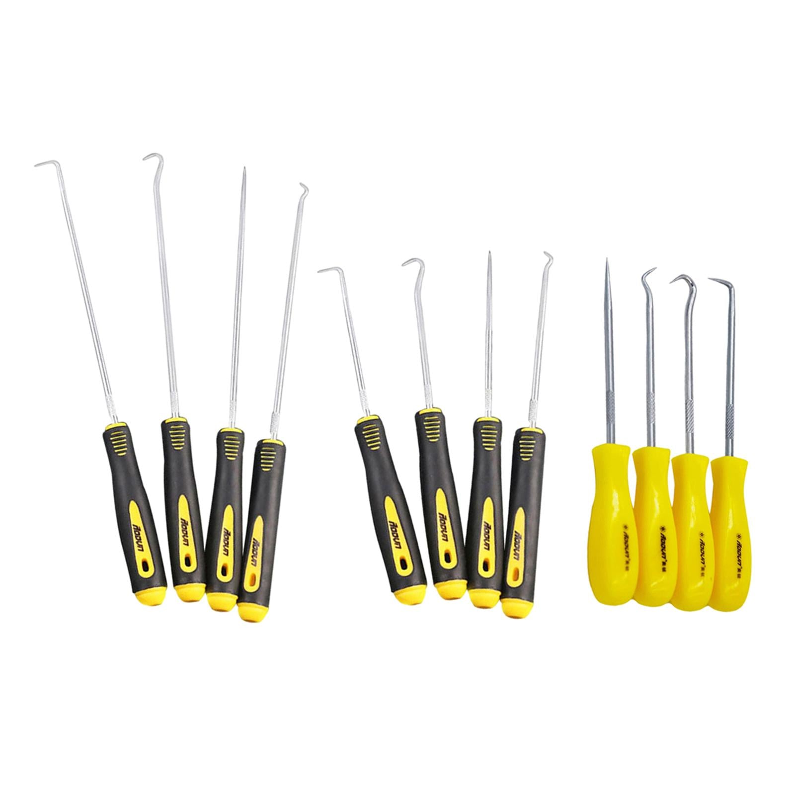 Oil Seal Remover Screwdriver Gasket Puller for Industrial Automobile Home Black Yellow