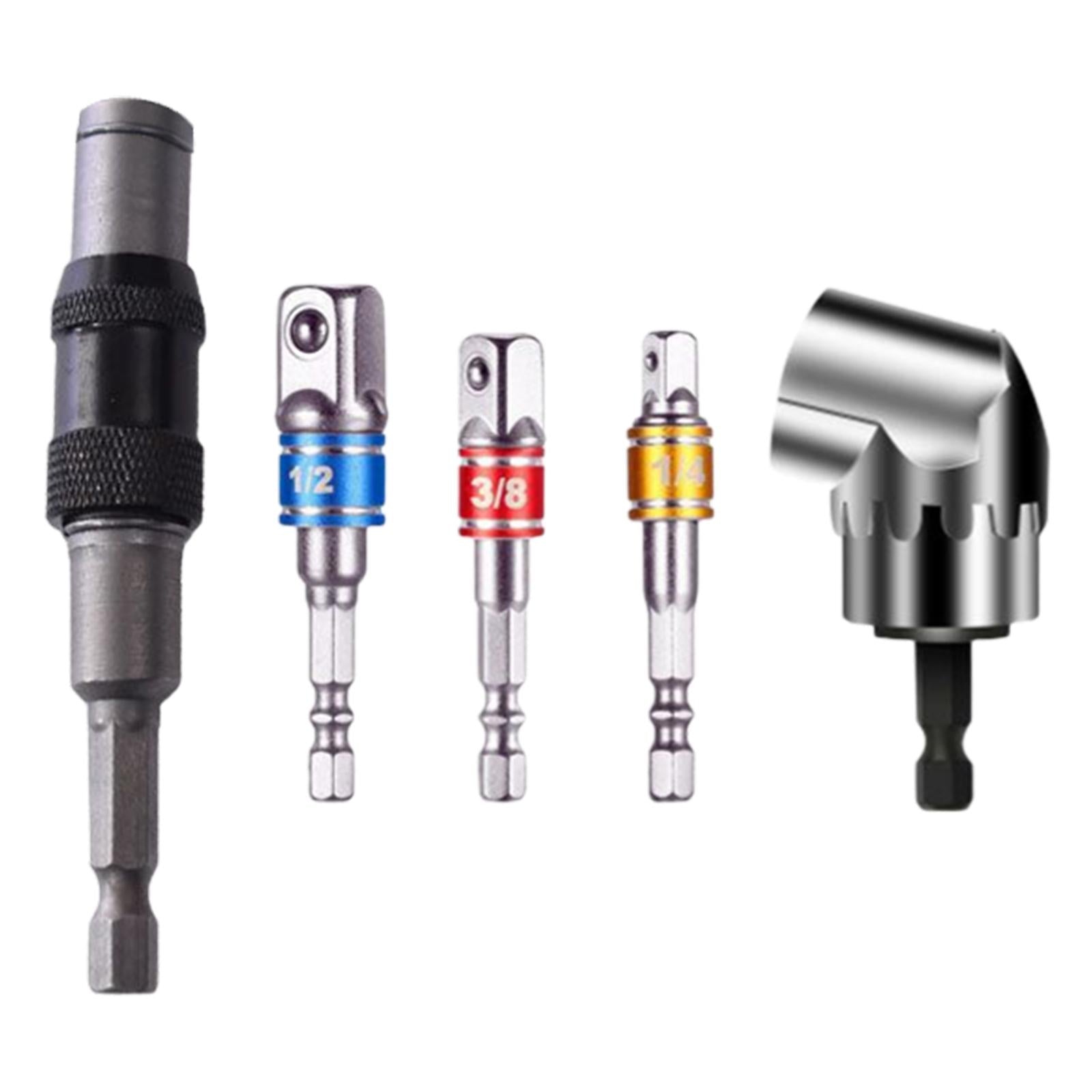 5Pcs Flexible Hex Shank Magnetic Screw Drill Tip for Impact Drivers