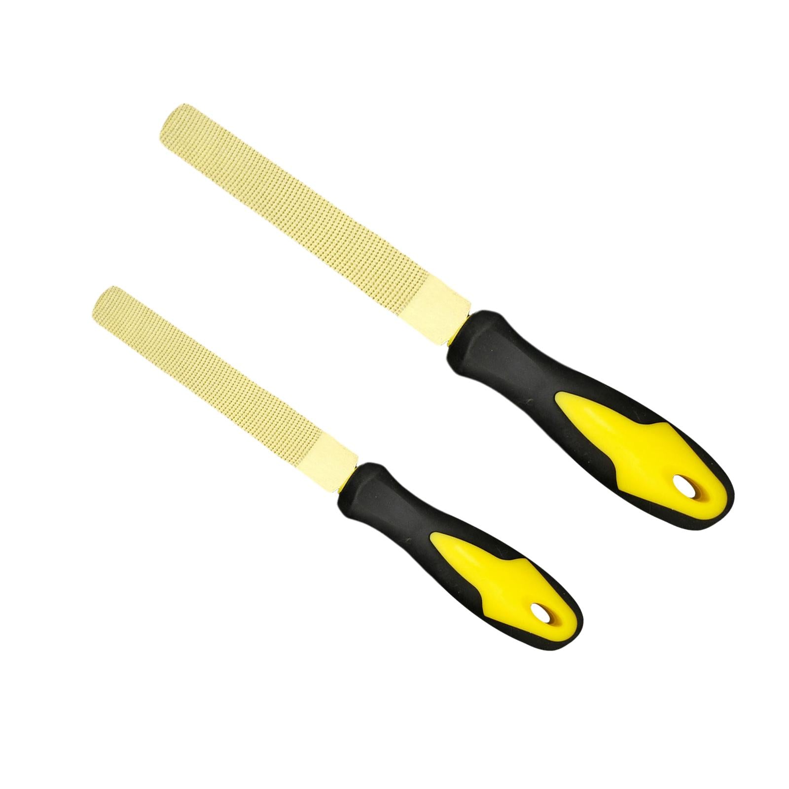 Wood Rasps Precision Carbon Steel Fine Toothed Gold for Crafts Wood Carving 150 mm