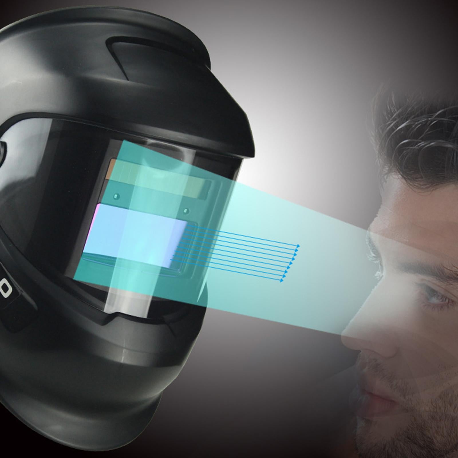 Welding Helmet Darkening Adjustable for Face Peeling Mig Eyes Piercing
