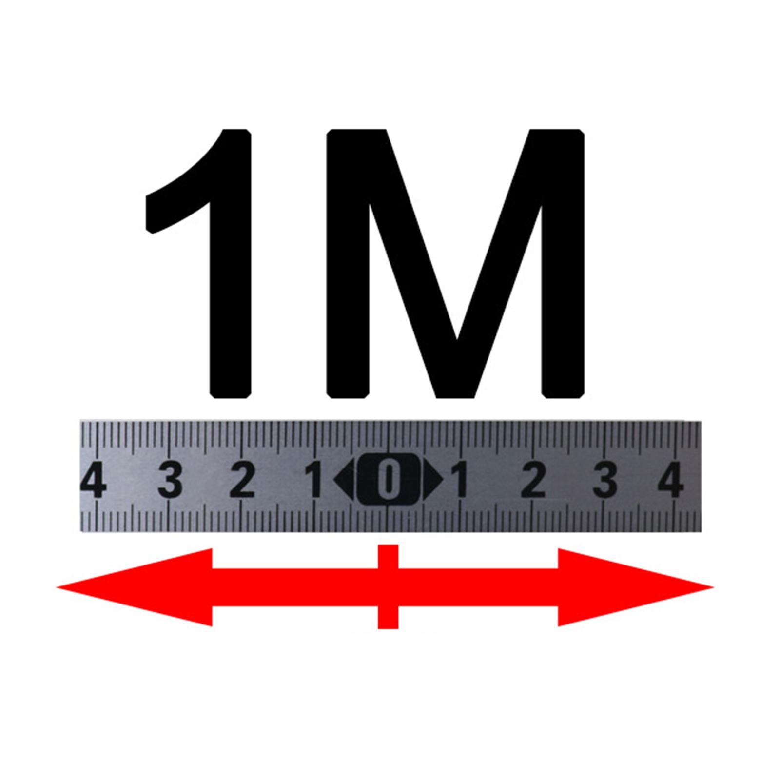 Woodworking Self Adhesive Tape Measure Workbench Ruler Middle 1M