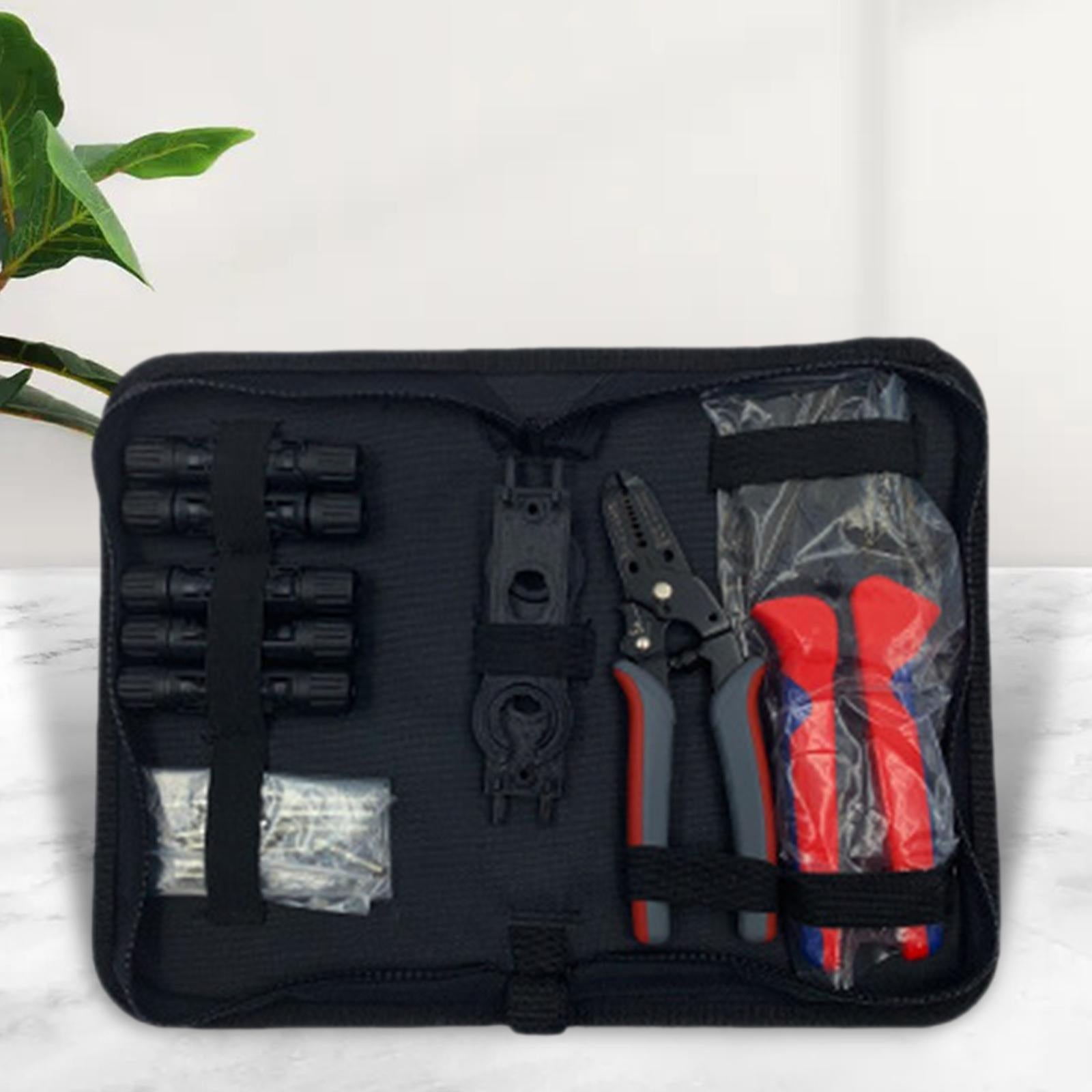 Crimping Pliers Wire Cutters Ratcheting Wire Crimper Tool 1Set B