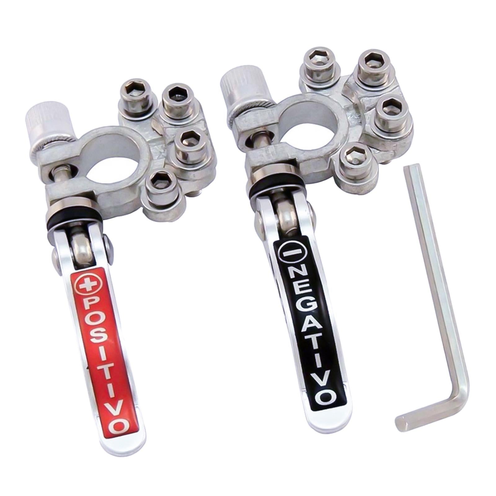 2Pcs Battery Terminal Connectors Quick Release Terminal Shut-Off Connectors
