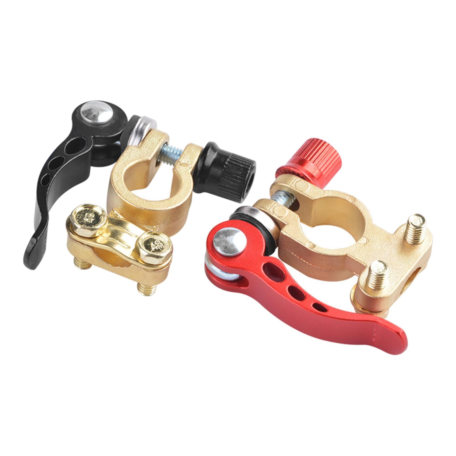 2 Pieces Car Battery Terminal Connector Clamp Durable Replacement for Car