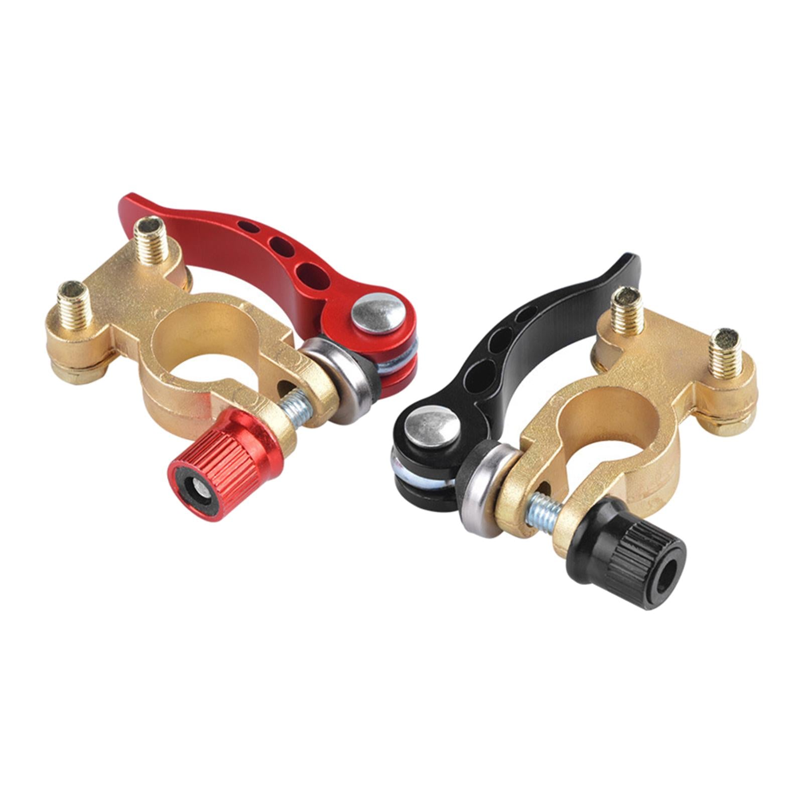 2 Pieces Car Battery Terminal Connector Clamp Durable Replacement for Car
