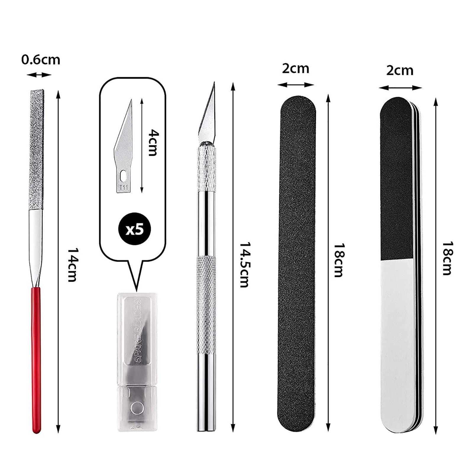17x Metal Model Tools Kits DIY Assist Tools for Craft Jewelry Sodlering