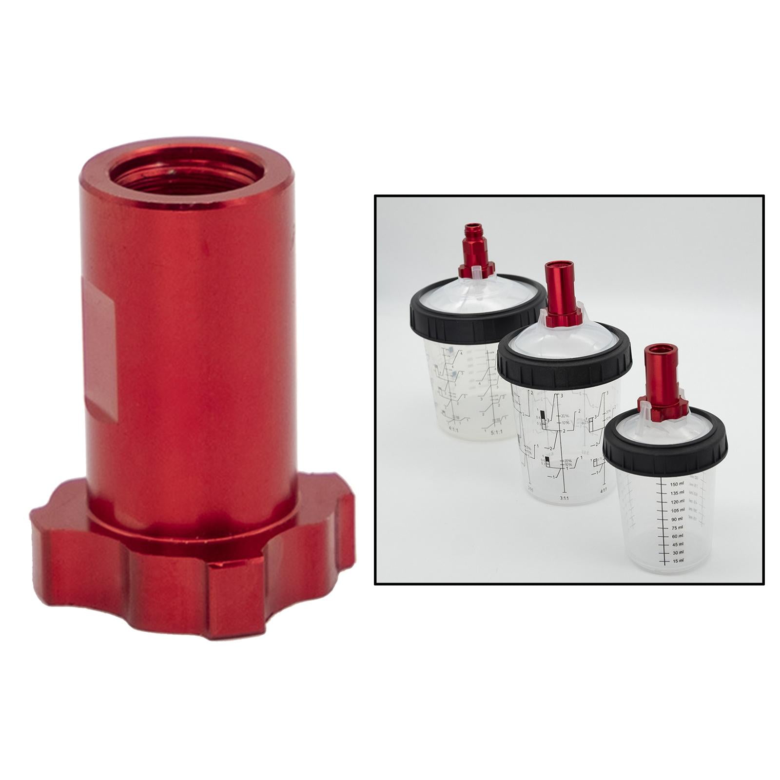 Quick Release Spray Gun Disposable Pot Adapter Connector for Paint Sprayers Interal M14x1