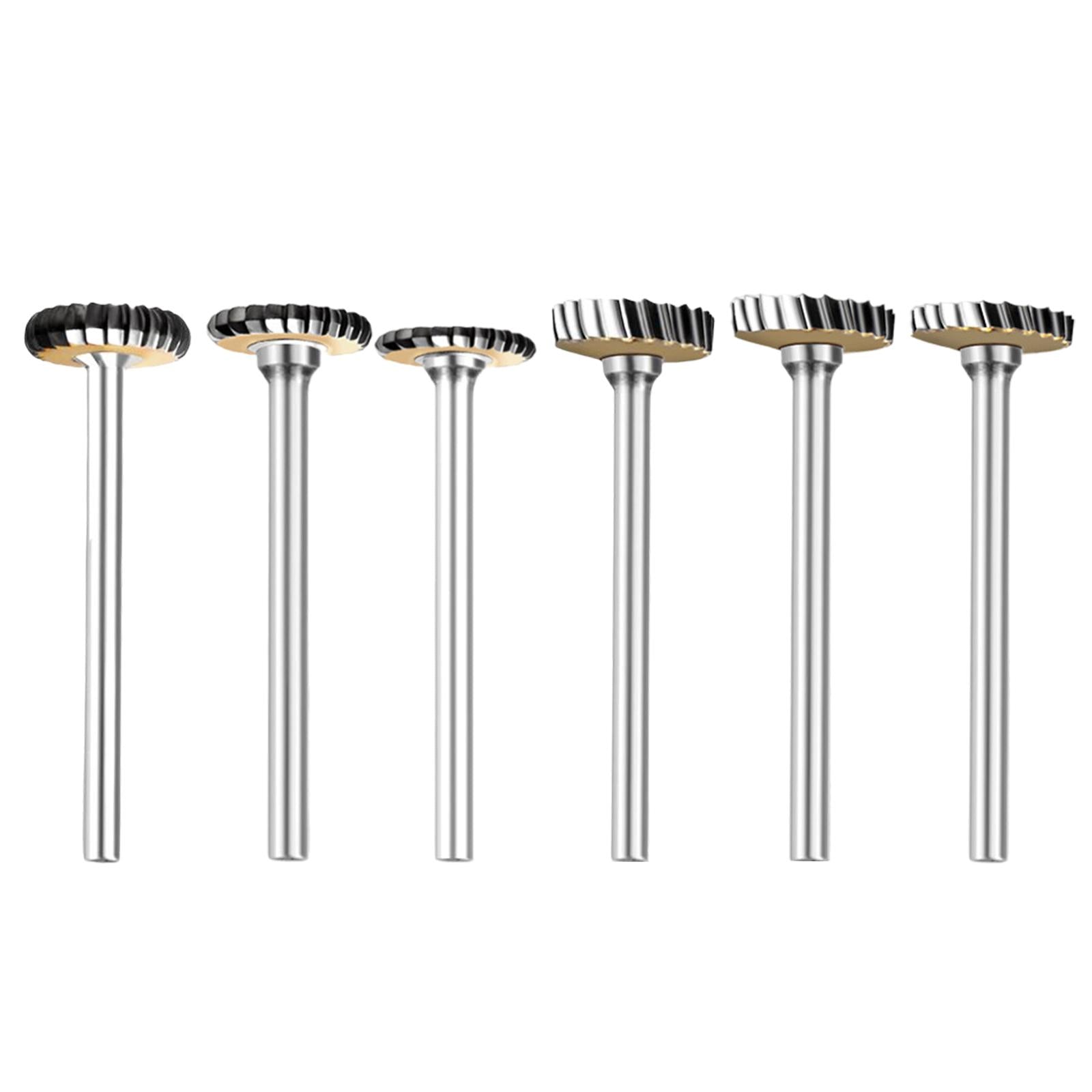 Carbide Rotary Bit Milling Cutter T-Shaped Tungsten Steel for 3mm Handle TA