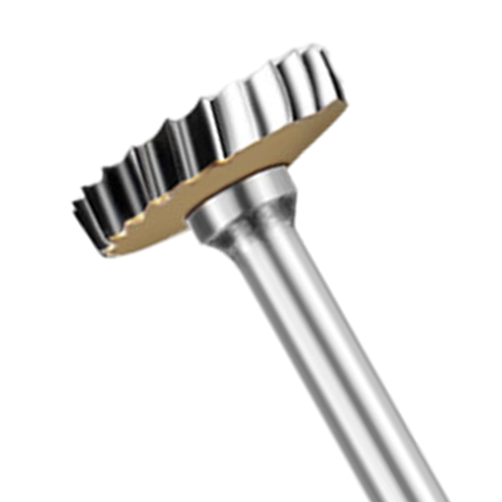 Carbide Rotary Bit Milling Cutter T-Shaped Tungsten Steel for 3mm Handle TB