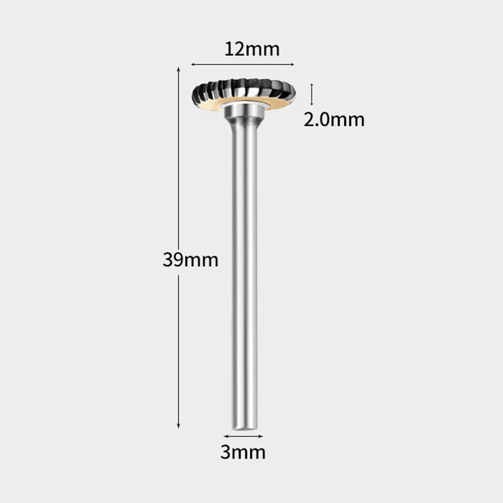 Carbide Rotary Bit Milling Cutter T-Shaped Tungsten Steel for 3mm Handle T2