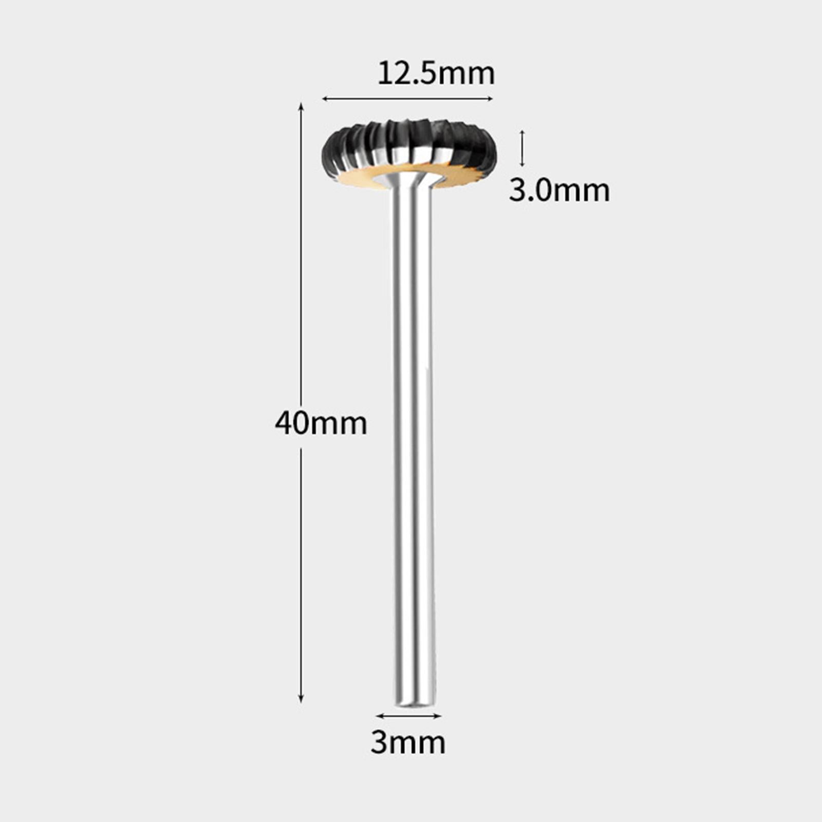 Carbide Rotary Bit Milling Cutter T-Shaped Tungsten Steel for 3mm Handle T3