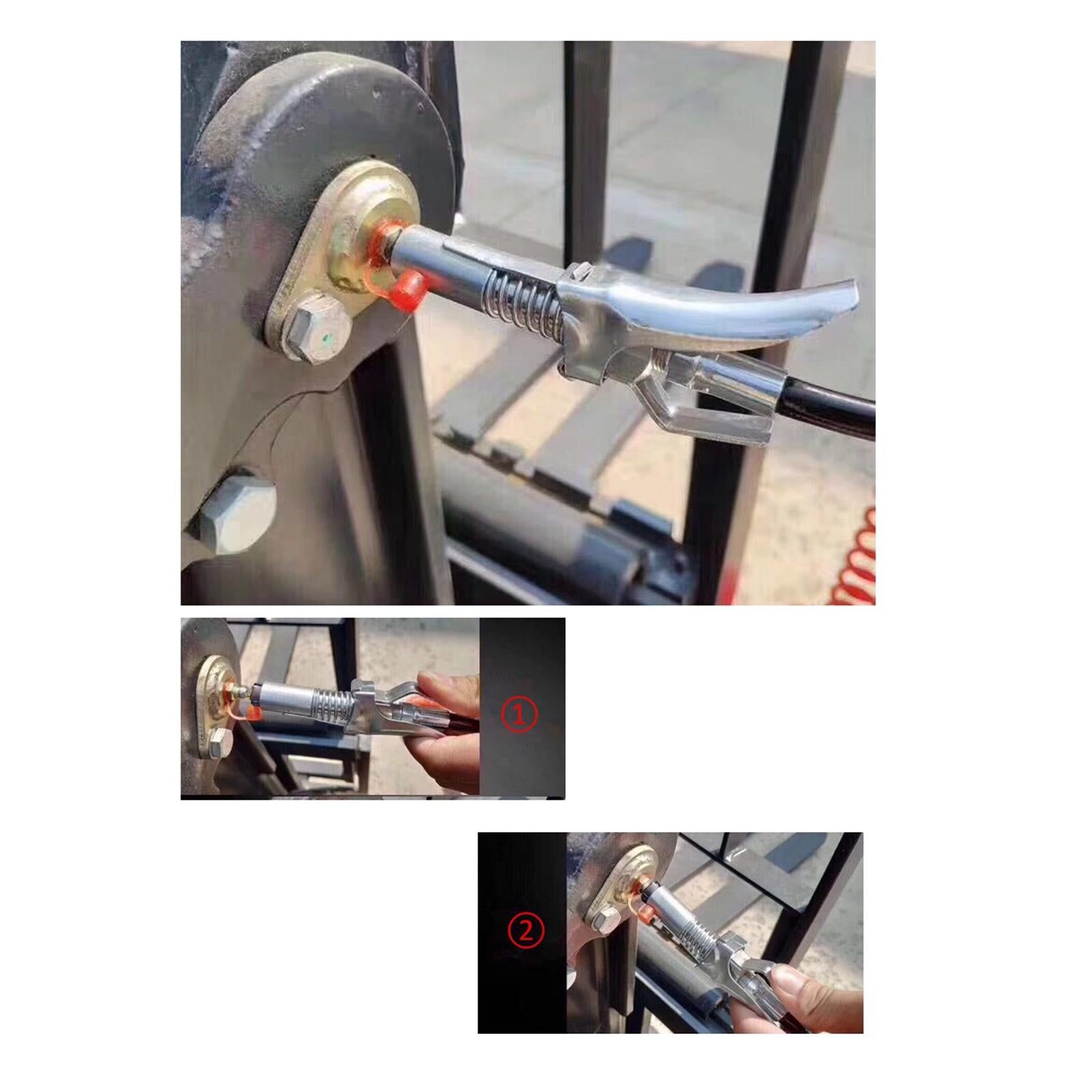 Lock On Coupling Accs Grease Hose Grease Gun Coupler for Farm Car Workshop