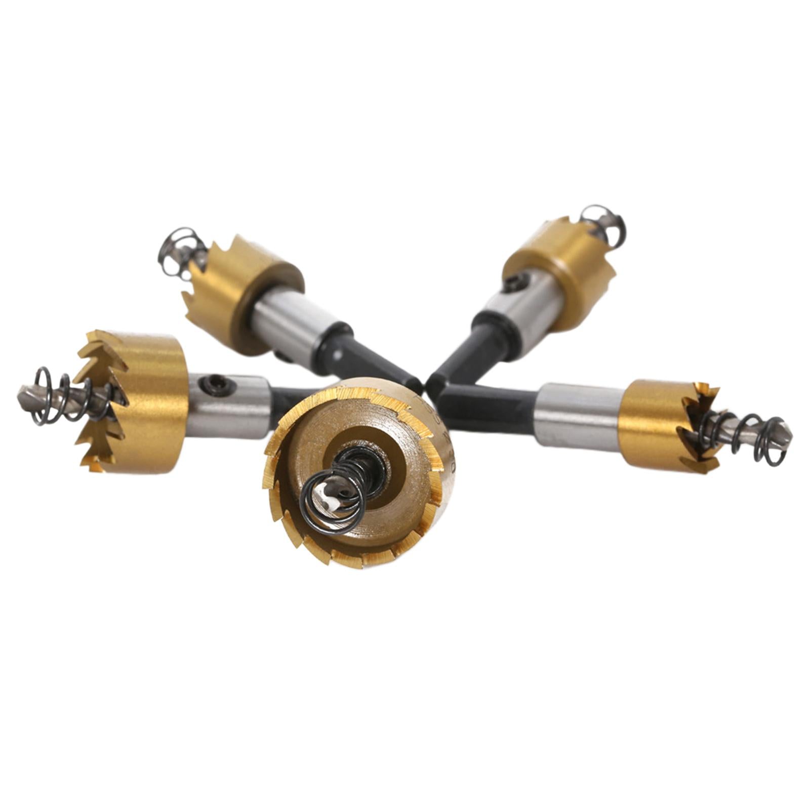 5 Pieces Wood Hole Saw Kit Tooth Hole Saw for Stainless Steel,Copper, Iron