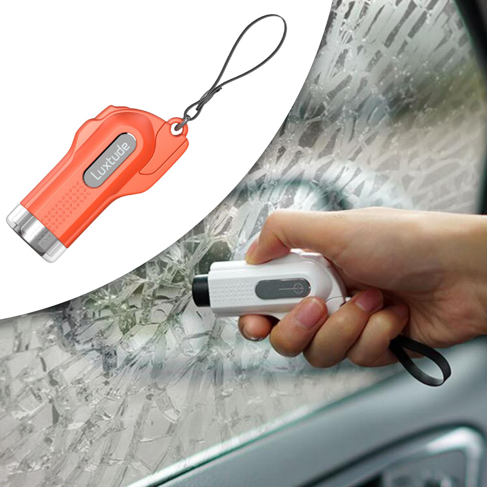 Window Breaker Seatbelt Cutter Escape Rescue Tool Car Safety Hammer Orange