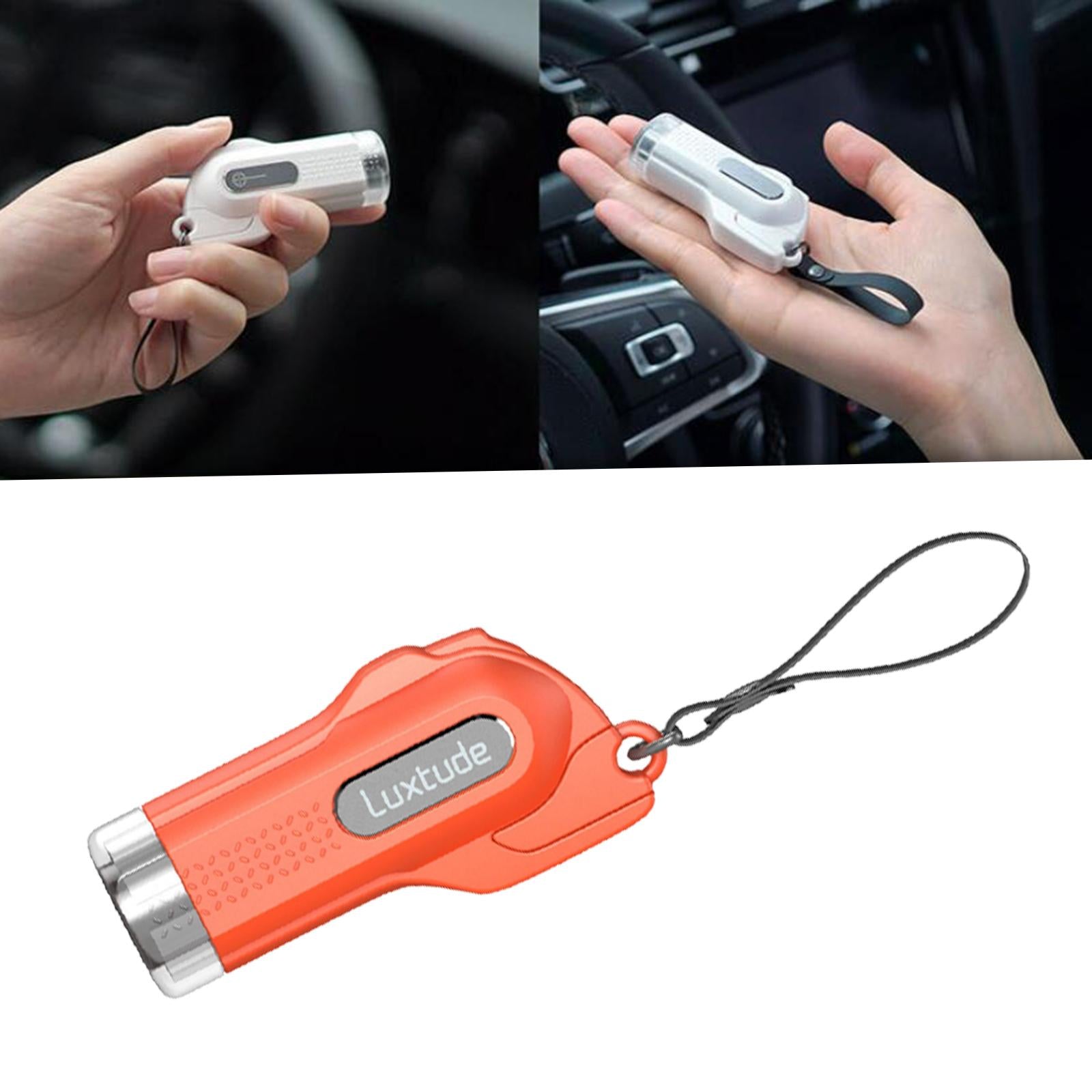 Window Breaker Seatbelt Cutter Escape Rescue Tool Car Safety Hammer Orange