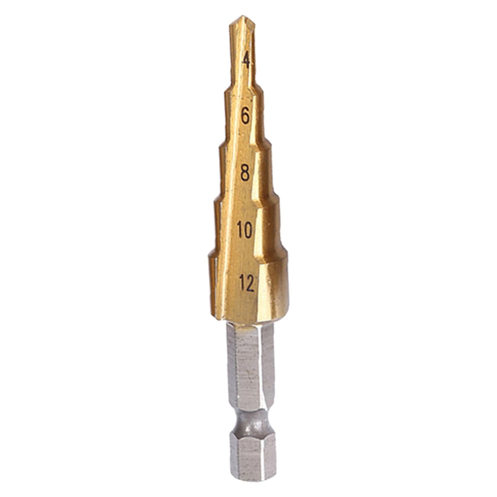 Drilling Step Drill Bit for Stainless Steel Metal 1pcs 4-12